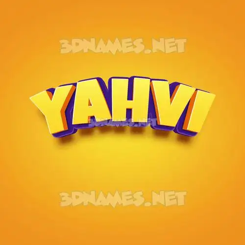yahvi in Orange Toon style - 3D name wallpaper yahvi in Orange Toon style - 3D name wallpaper