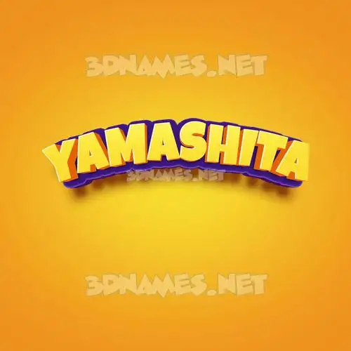 yamashita in Orange Toon style - 3D name wallpaper yamashita in Orange Toon style - 3D name wallpaper