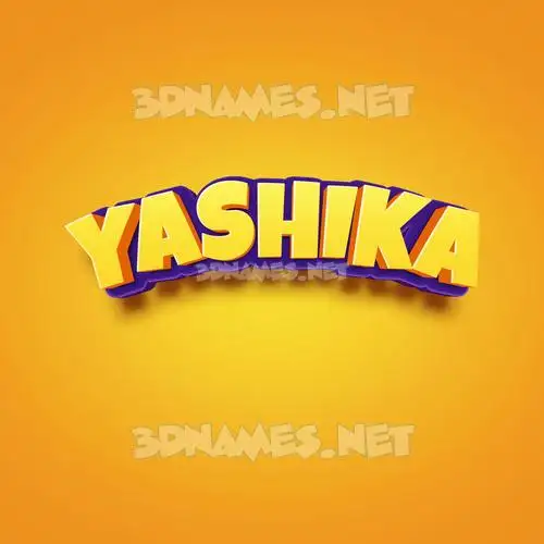 yashika in Orange Toon style - 3D name wallpaper yashika in Orange Toon style - 3D name wallpaper