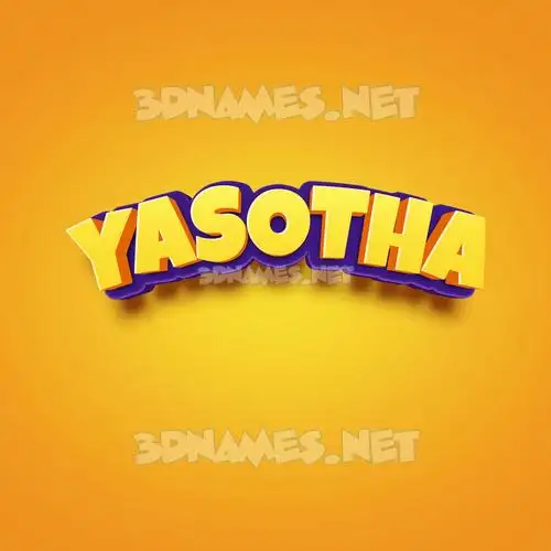 yasotha in Orange Toon style - 3D name wallpaper yasotha in Orange Toon style - 3D name wallpaper