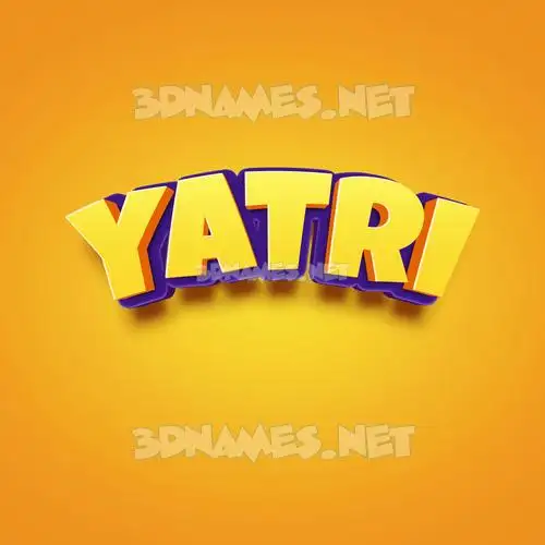 yatri in Orange Toon style - 3D name wallpaper yatri in Orange Toon style - 3D name wallpaper