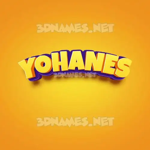 yohanes in Orange Toon style - 3D name wallpaper yohanes in Orange Toon style - 3D name wallpaper