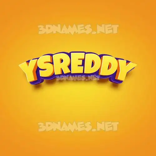ysreddy in Orange Toon style - 3D name wallpaper ysreddy in Orange Toon style - 3D name wallpaper