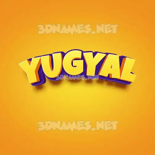 yugyal in Orange Toon style - 3D name wallpaper yugyal in Orange Toon style - 3D name wallpaper