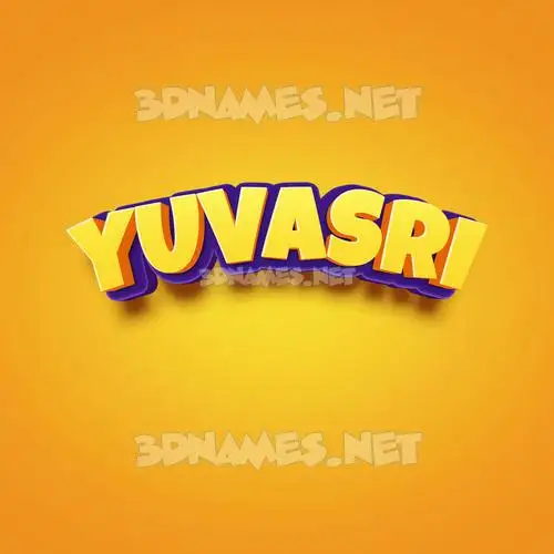 yuvasri in Orange Toon style - 3D name wallpaper yuvasri in Orange Toon style - 3D name wallpaper