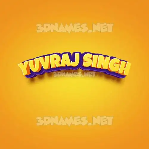 yuvraj singh in Orange Toon style - 3D name wallpaper yuvraj singh in Orange Toon style - 3D name wallpaper