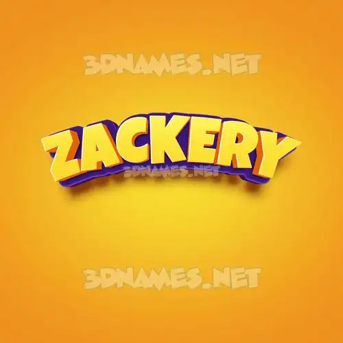 zackery in Orange Toon style - 3D name wallpaper zackery in Orange Toon style - 3D name wallpaper