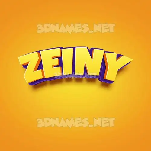 zeiny in Orange Toon style - 3D name wallpaper zeiny in Orange Toon style - 3D name wallpaper