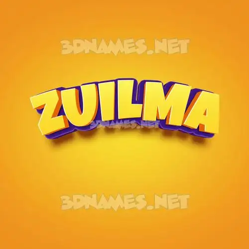 zuilma in Orange Toon style - 3D name wallpaper zuilma in Orange Toon style - 3D name wallpaper