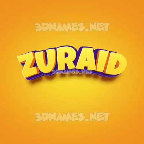 zuraid in Orange Toon style - 3D name wallpaper zuraid in Orange Toon style - 3D name wallpaper