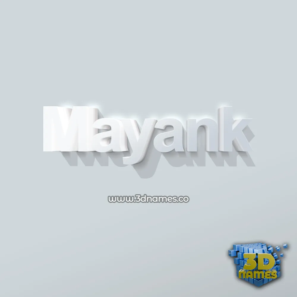 mayank in Clean White style - 3D name wallpaper mayank in Clean White style - 3D name wallpaper