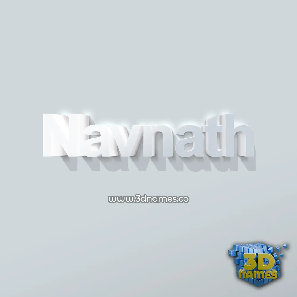 navnath in Clean White style - 3D name wallpaper navnath in Clean White style - 3D name wallpaper