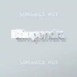 bhupendra in Clean White style - 3D name wallpaper