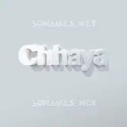 chhaya in Clean White style - 3D name wallpaper