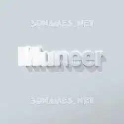 muneer in Clean White style - 3D name wallpaper