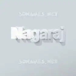 nagaraj in Clean White style - 3D name wallpaper