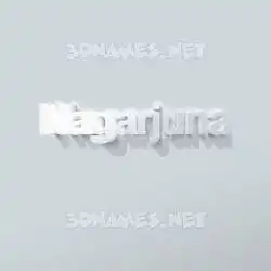 nagarjuna in Clean White style - 3D name wallpaper