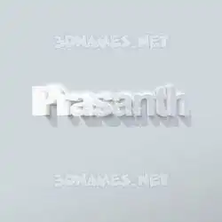 prasanth in Clean White style - 3D name wallpaper