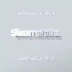 swarnalatha in Clean White style - 3D name wallpaper