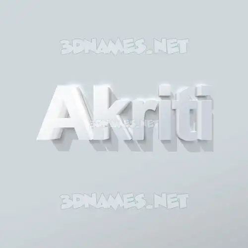 akriti in Clean White style - 3D name wallpaper akriti in Clean White style - 3D name wallpaper