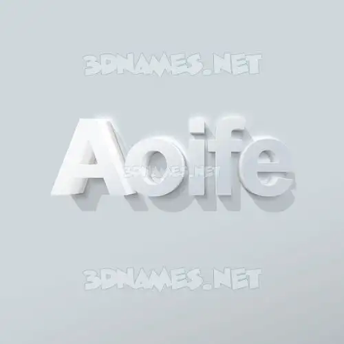 aoife in Clean White style - 3D name wallpaper aoife in Clean White style - 3D name wallpaper