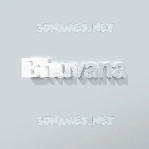 bhuvana in Clean White style - 3D name wallpaper bhuvana in Clean White style - 3D name wallpaper