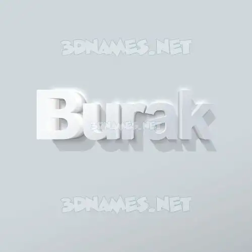 burak in Clean White style - 3D name wallpaper burak in Clean White style - 3D name wallpaper