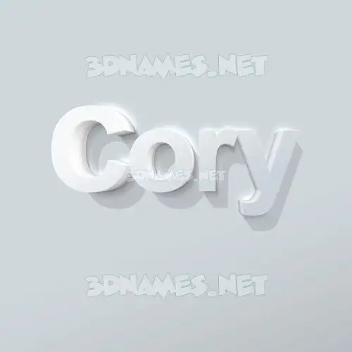 cory in Clean White style - 3D name wallpaper cory in Clean White style - 3D name wallpaper