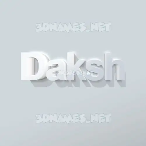daksh in Clean White style - 3D name wallpaper daksh in Clean White style - 3D name wallpaper