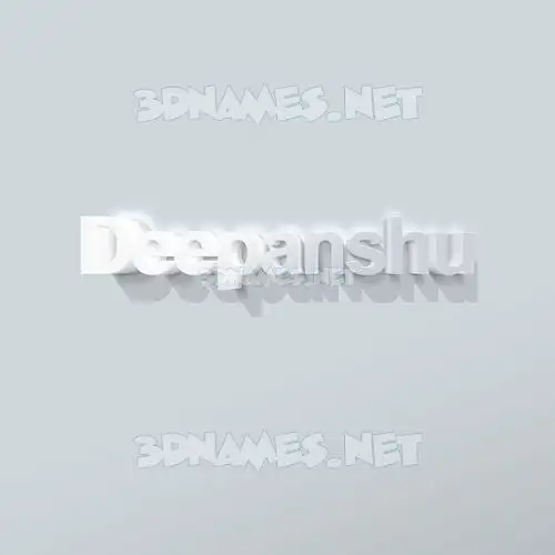 deepanshu in Clean White style - 3D name wallpaper deepanshu in Clean White style - 3D name wallpaper