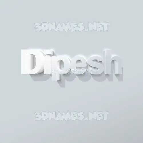 dipesh in Clean White style - 3D name wallpaper dipesh in Clean White style - 3D name wallpaper