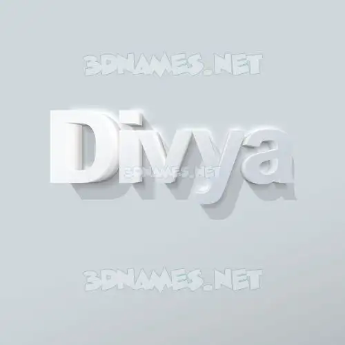 divya in Clean White style - 3D name wallpaper divya in Clean White style - 3D name wallpaper