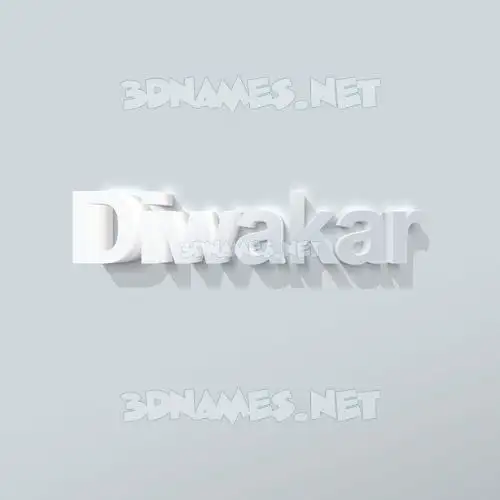 diwakar in Clean White style - 3D name wallpaper diwakar in Clean White style - 3D name wallpaper
