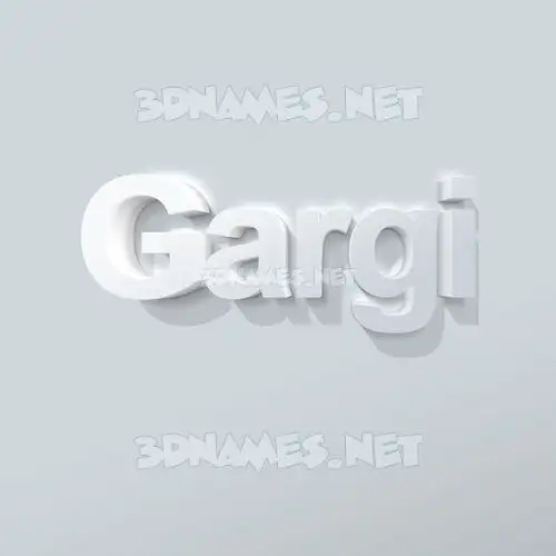 gargi in Clean White style - 3D name wallpaper gargi in Clean White style - 3D name wallpaper