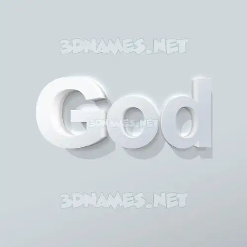 god in Clean White style - 3D name wallpaper god in Clean White style - 3D name wallpaper