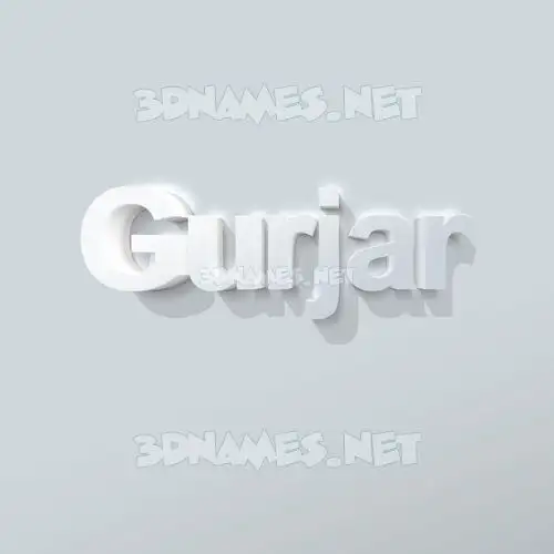 gurjar in Clean White style - 3D name wallpaper gurjar in Clean White style - 3D name wallpaper