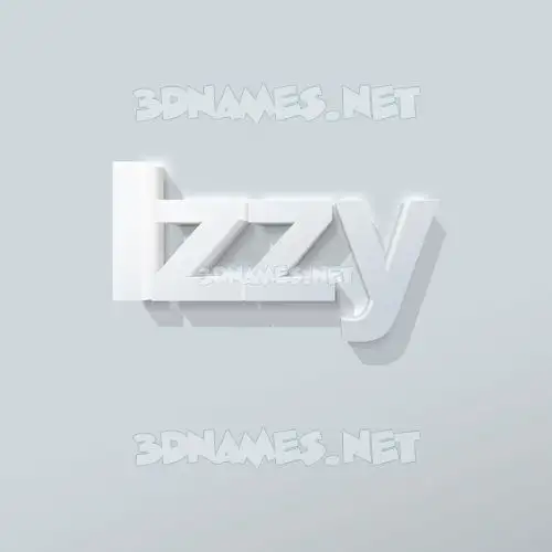izzy in Clean White style - 3D name wallpaper izzy in Clean White style - 3D name wallpaper