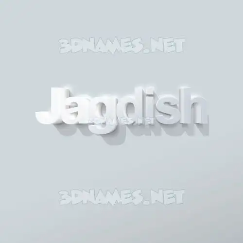 jagdish in Clean White style - 3D name wallpaper jagdish in Clean White style - 3D name wallpaper