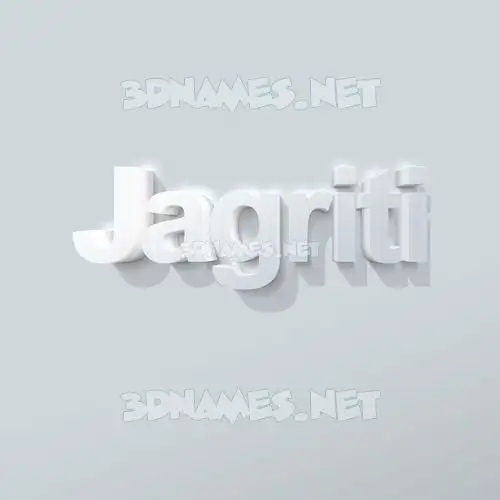 jagriti in Clean White style - 3D name wallpaper jagriti in Clean White style - 3D name wallpaper