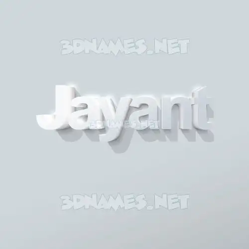 jayant in Clean White style - 3D name wallpaper jayant in Clean White style - 3D name wallpaper