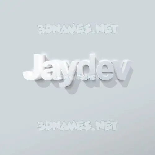 jaydev in Clean White style - 3D name wallpaper jaydev in Clean White style - 3D name wallpaper