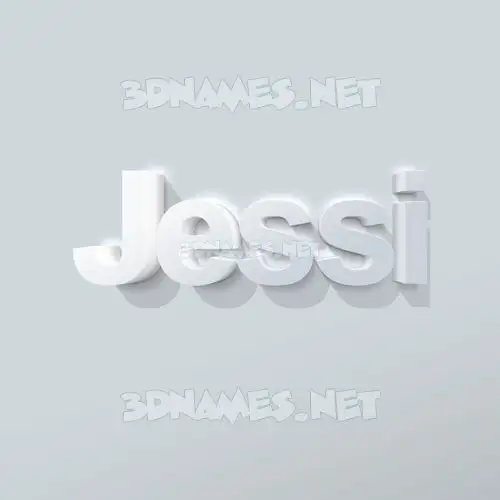 jessi in Clean White style - 3D name wallpaper jessi in Clean White style - 3D name wallpaper