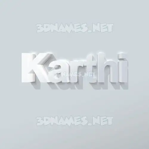 karthi in Clean White style - 3D name wallpaper karthi in Clean White style - 3D name wallpaper