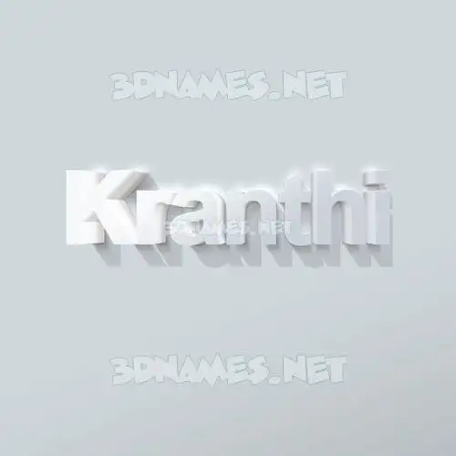 kranthi in Clean White style - 3D name wallpaper kranthi in Clean White style - 3D name wallpaper