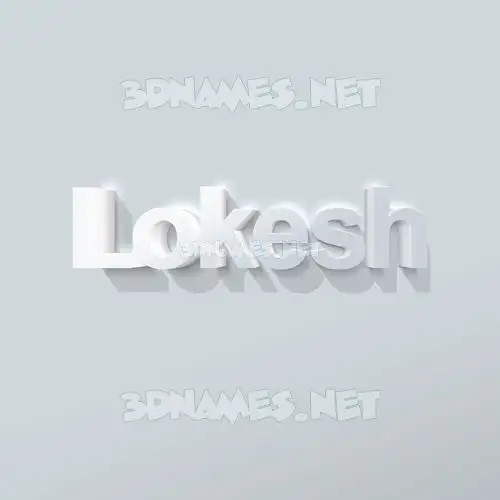 lokesh in Clean White style - 3D name wallpaper lokesh in Clean White style - 3D name wallpaper