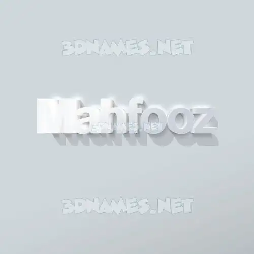 mahfooz in Clean White style - 3D name wallpaper mahfooz in Clean White style - 3D name wallpaper