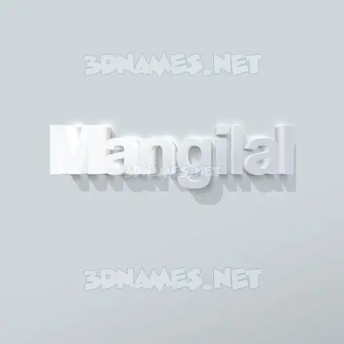 mangilal in Clean White style - 3D name wallpaper mangilal in Clean White style - 3D name wallpaper