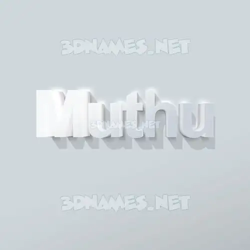 muthu in Clean White style - 3D name wallpaper muthu in Clean White style - 3D name wallpaper
