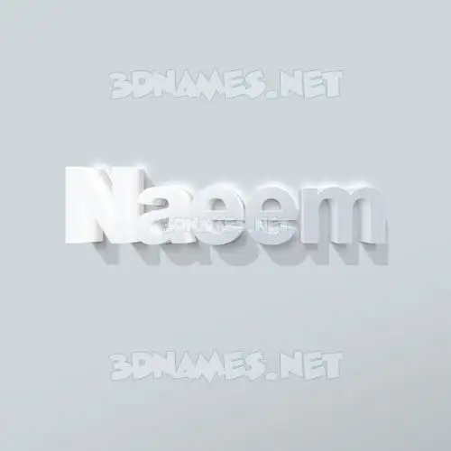 naeem in Clean White style - 3D name wallpaper naeem in Clean White style - 3D name wallpaper