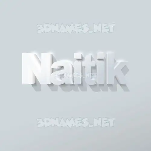 naitik in Clean White style - 3D name wallpaper naitik in Clean White style - 3D name wallpaper